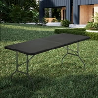 Plastični sklopivi stol Prijenosni sklopivi stol za unutarnju i vanjsku upotrebu, crni