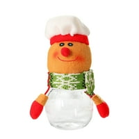 Djed Mraz Snjegović Moose pakiranje božićnih bombona ukras božićne staklenke za slatkiše