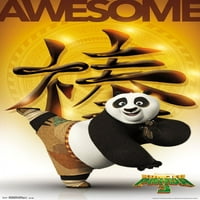 Trendovi međunarodni Kung Fu Panda strašan zidni plakat 22.375 34