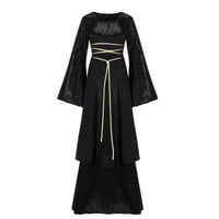 Noć vještica ženske retro srednjovjekovne elegantne gotičke maksi haljine kospla seljačka Steampunk balska haljina renesansna haljina