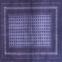 Tradicionalni unutarnji tepisi, perivi u stroju, četvrtasti Perzijski plavi, površine 7 stopa