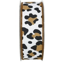 Višebojna poliesterska traka s leopard printom za sve prigode, 3601,5žičani RUB