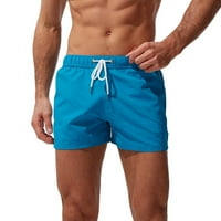 Muške kratke hlače za plažu Kupaći Kostimi Plus Size prozračne gaće hlače s džepovima kupaći kostimi kratke hlače za plažu tanka