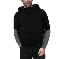 Muški lagani aktivni sportski džemper s kapuljačom s kapuljačom za vježbanje u teretani i trčanje sportski pulover s kapuljačom