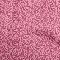 Jednobojna Fuksija ružičasta pamučna tkanina Geometrijski obrti Ukrasna Tkanina s otiskom širine dvorišta