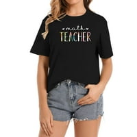 Slatka cvjetna majica za učitelja matematike
