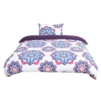 Jedinstvene ponude Boemske pokrivače za pokrivanje jastuka Poscen set Purple Twin-