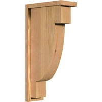 1 2 W 12 d 24 h Alpine Smooth Corbel W Povratna ploča, zapadnjački crveni cedar