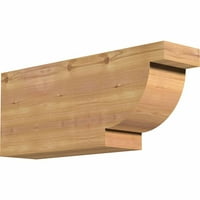 Ekena Millwork 1 2 W 10 H 24 l Alpine Smooth Rafter rep, zapadni crveni cedar