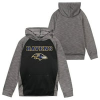 Baltimore Ravens Boys 4- LS Fleece Hoodie 9K1BXFGGC XL14 16 16