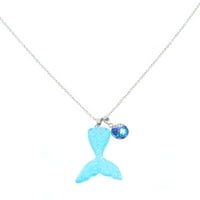 Ogrlica s repom oceanske sirene Privjesak školjka-choker kamen za rođenje nakit poklon sjajna ogrlica za plažu