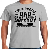 Kolekcija majica s majicama za oca i sina muške majice