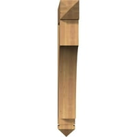 Ekena Millwork 1 2 W 36 D 42 H Westlake Arts & Crafts Smooth Bracket, zapadni crveni cedar