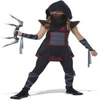 Kalifornijski kostimi neustrašivi ninja modni kostim za Noć vještica za djecu, velike djevojke