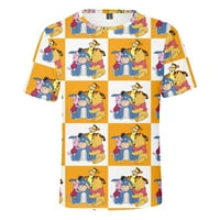 Anime Vinnie Pooh majica s kratkim rukavima s kratkim rukavima za muškarce Tinejdžerke