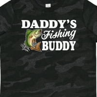 Zabavna tatina majica za ribolov s bijelim tekstom kao poklon za dječake i djevojčice