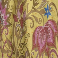 Dizajnerska ploča za zavjese Paislee pattern of the mumbo u boemskom i eklektičnom stilu