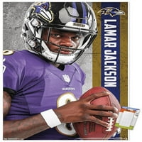 Baltimore Ravens - Zidni plakat Lamar Jackson, 22.375 34