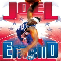 Plakat na zidu Philadelphia 76ers - Joel Embiid, 14.725 22.375