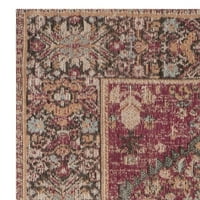 Klasični vintage tepih, Crveni Multi, 2'3 12'