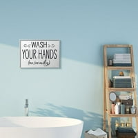 ; Uokvireni kućni natpis u kupaonici zidni umjetnički dizajn s natpisom i oblogom, 16 20