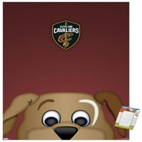 Cleveland Cavaliers - S. Preston Mascot Moon Dog Wall Poster, 22.375 34