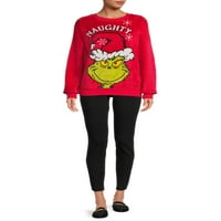 Grinch Juniori Naughty Holiday Fleece Pulover