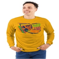 Hip-hop Bumbo Svijet ljubav jedinstvo majica dugih rukava Muškarci Žene Američki
