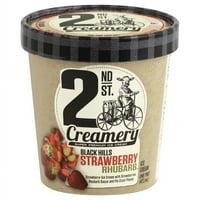 2. ulica Creamery 2. St Creamery Blck Hills Straw Rhubarb