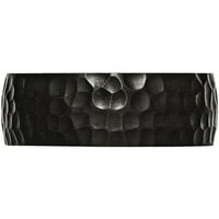Crna traka od nehrđajućeg čelika presvučena crnom bojom