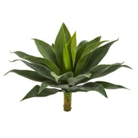 Gotovo prirodno 19 Velika agava plastična umjetna biljka, zelena