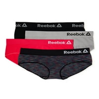 Reebok žensko donje rublje bešavne hipster gaćice, 4-pack