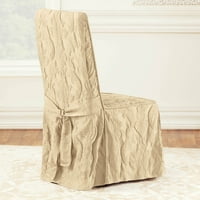 Navlaka za dugu stolicu za blagovanje od tkanine od damasta od tkanine