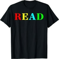 Majica Na kojoj piše učitelj čita u knjizi u boji