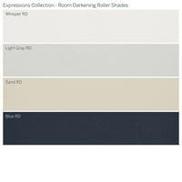 Kolekcija prilagođenih izraza, bežična soba za potamnjenje valjka, plava, 1 8 Širina 48 Duljina