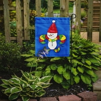 8504-zastava-roditeljski Božićni snjegović, Zastava Fleur de lis, višebojna