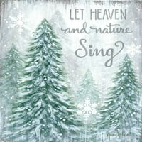 Ispis plakata neka nebo i priroda pjevaju Annie Lapointe