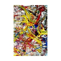 Zaštitni znak likovna umjetnost 'Sažetak Splatters Lovejoy 18' Canvas Art by Mark Lovejoy