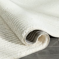 Dobro tkana tkanina u geometrijskoj jednobojnoj boji S teksturom Bjelokosti 2'3 7'3 trčanje tepih