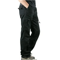 Muške ulične teretne hlače lagane taktičke hlače za planinarenje, trčanje, casual Radne hlače klasičnog kroja s više džepova