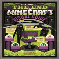 Minecraft-poster na završnom zidu, 14.725 22.375
