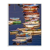 Čamci na moru na vodi šarena fotografija jezera Ocean zidna ploča Davida Sterna, 13 19