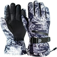 Muške skijaške rukavice za muškarce, vodootporne Zimske rukavice za muškarce, zimske tople rukavice otporne na vjetar za bordanje