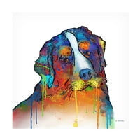 Marlene Watson 'Bernese Mountain Dog' platno umjetnost