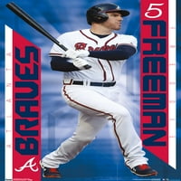 Atlanta Braves - Freddie Freeman Wall Poster, 22.375 34