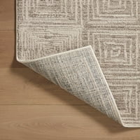 Loloi II Darby Beige Grey 2'-7 4 'Akcent prostirka