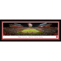 Rutgers nogomet - Blakeway Panoramas NCAA College Print s odabranim okvirom i jednim prostirkom