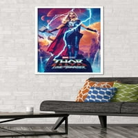 Marvel Thor: ljubav i grom-Jane Foster zidni poster na jednom listu, uokviren 22.375 34