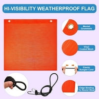 Mrežne sigurnosne zastavice narančasta zastava upozorenja Bungee sigurnosna zastava dobra vidljivost zastava otporna na vremenske