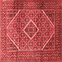 Tradicionalni tepisi u perzijskoj crvenoj boji, kvadrat 4 inča